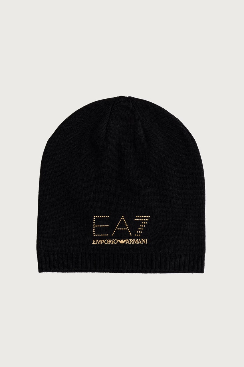 EA7 Emporio Armani  шапка и шал дамски от вълнена материя
