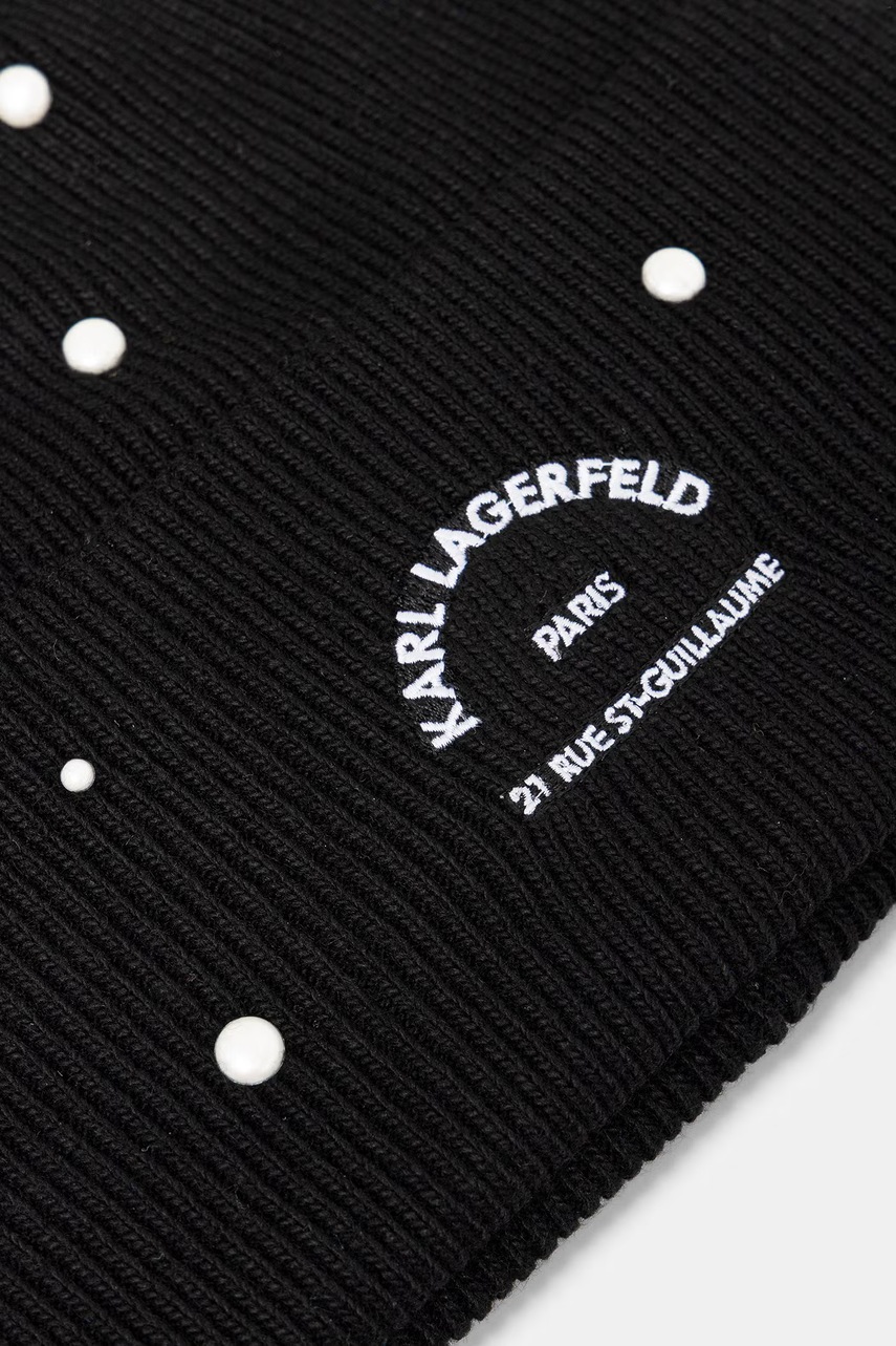 Karl Lagerfeld čiapka dámska s prímesou vlny K/RSG