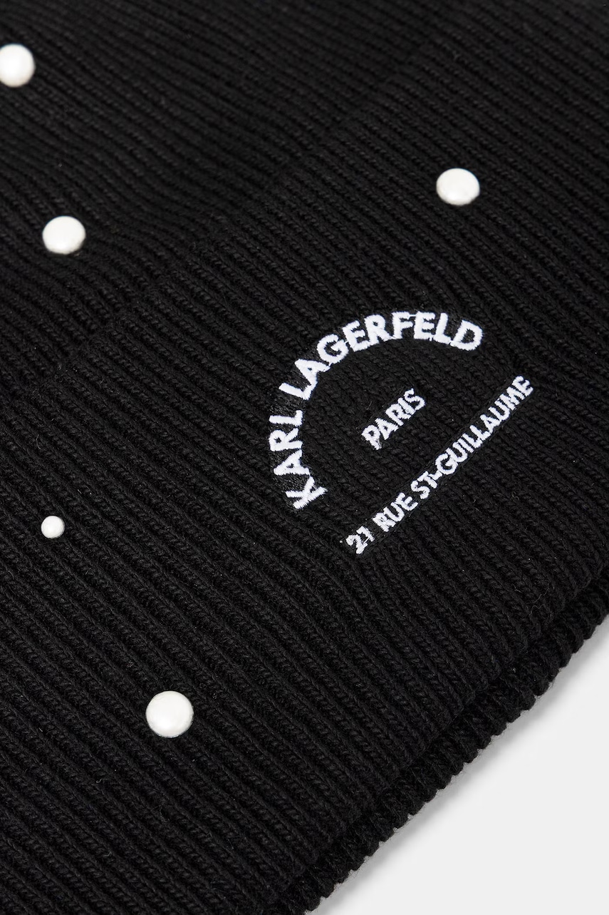 Karl Lagerfeld čiapka dámska s prímesou vlny K/RSG