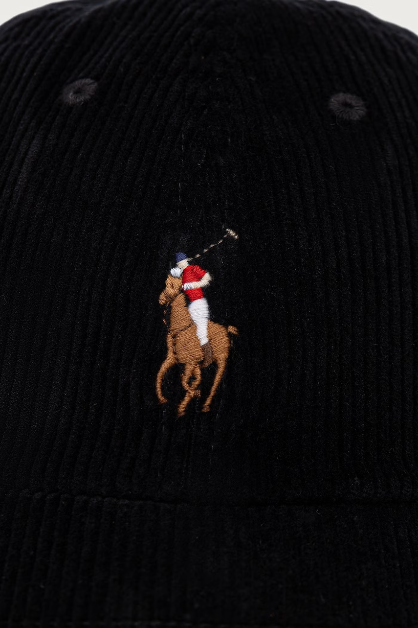 Polo Ralph Lauren καπέλο με γείσο γυναικείο κοτλέ