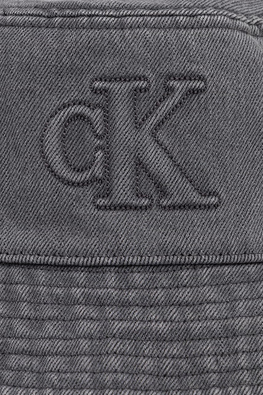 Calvin Klein klobúk bucket dámsky rifľový
