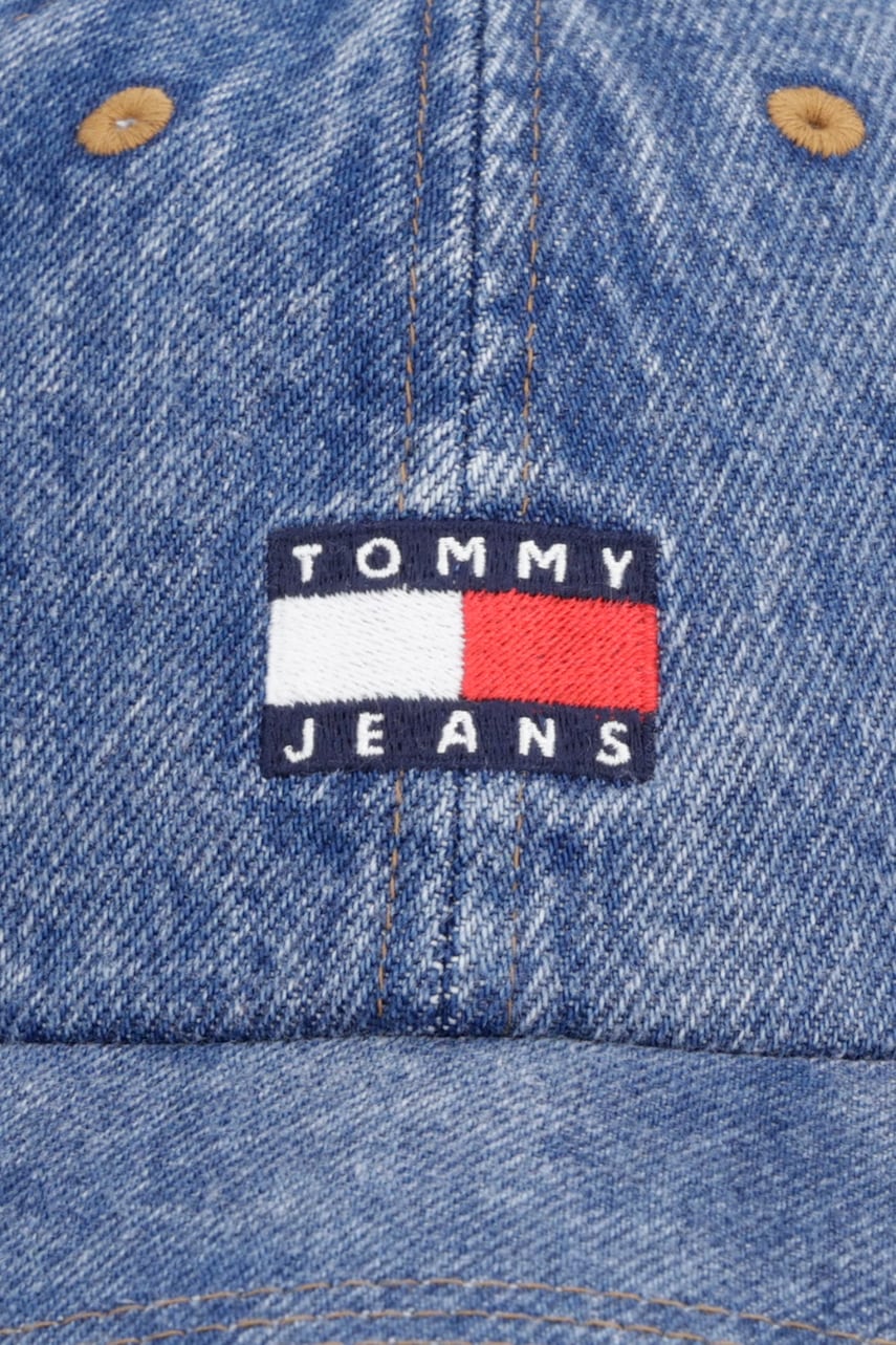 Tommy Jeans čiapka so šiltom dámska rifľová