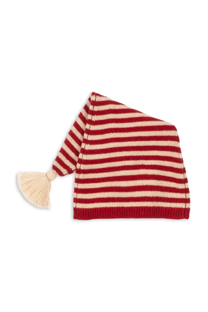 Konges Sløjd  шапка с помпон за деца от вълнена материя CHRISTMAS KNIT HAT