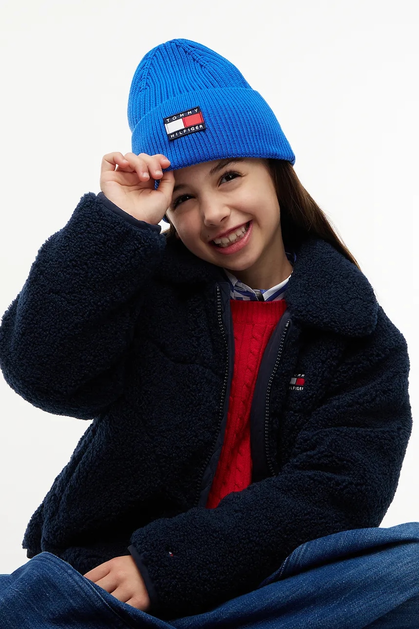 Tommy Hilfiger čiapka beanie detská bavlnená