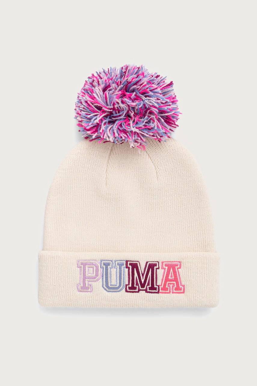 Puma čiapka s brmbolcom detská POM POM Mid Crown Beanie Jr
