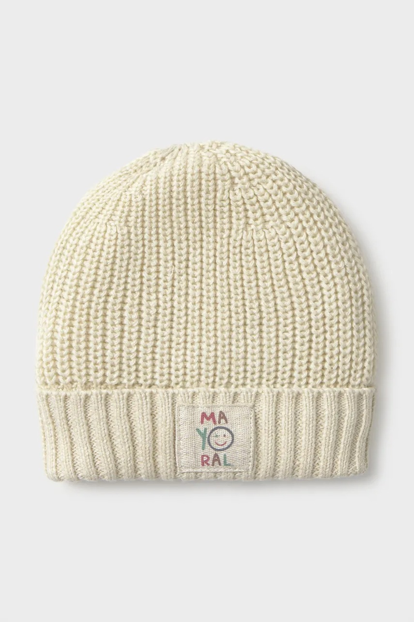 Mayoral Newborn čiapka beanie detská bavlnená