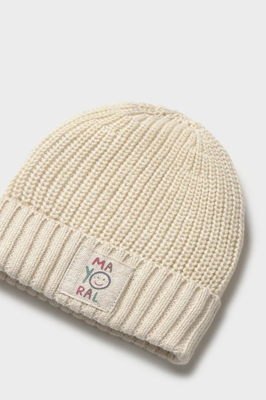 Mayoral Newborn шапка beanie дитяча бавовняна