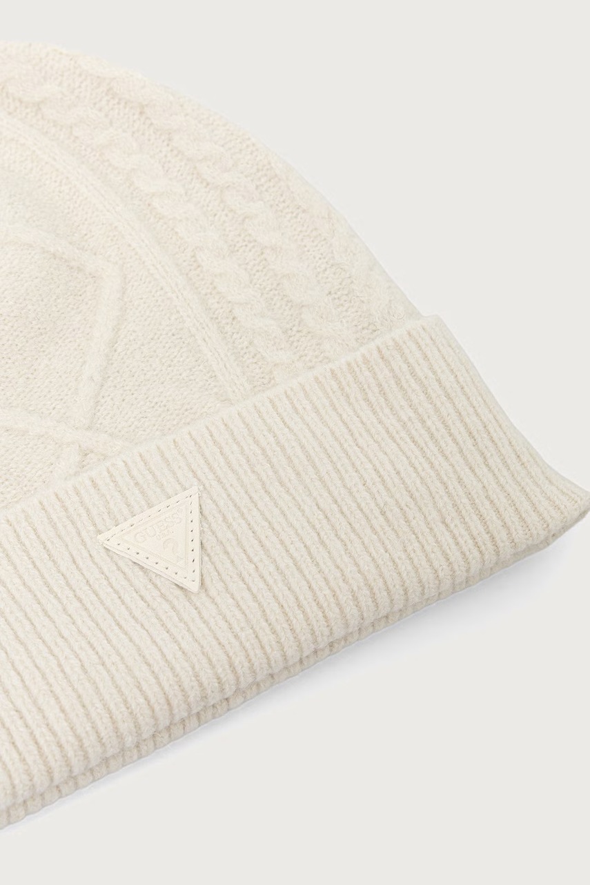 Guess  шапка beanie мъжка от вълнена материя