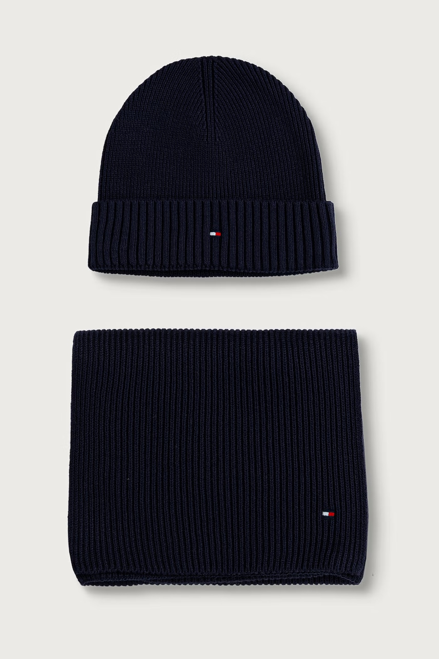Tommy Hilfiger kapa i šal za muškarce s dodatkom kašmira