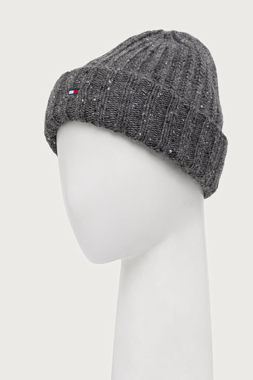 Tommy Hilfiger  шапка beanie мъжка от вълнена материя