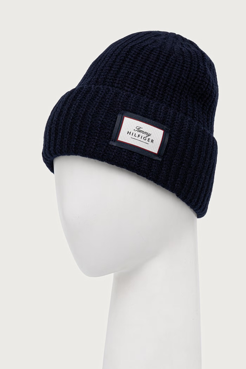 Tommy Hilfiger  шапка beanie мъжка от вълна