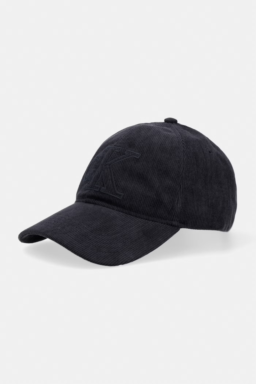 Calvin Klein czapka z daszkiem męska sztruksowa