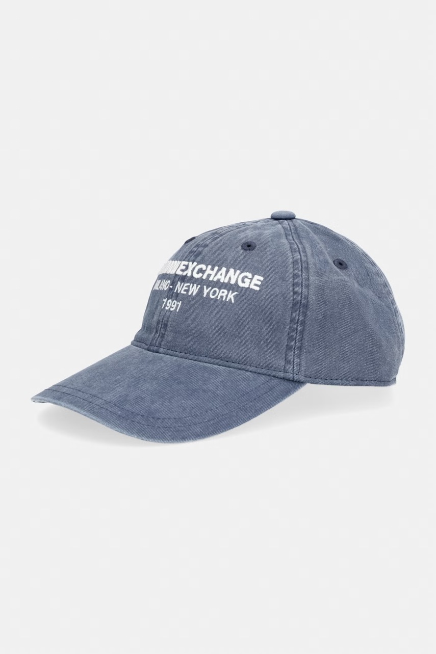 Armani Exchange czapka bejsbolówka męska bawełniana