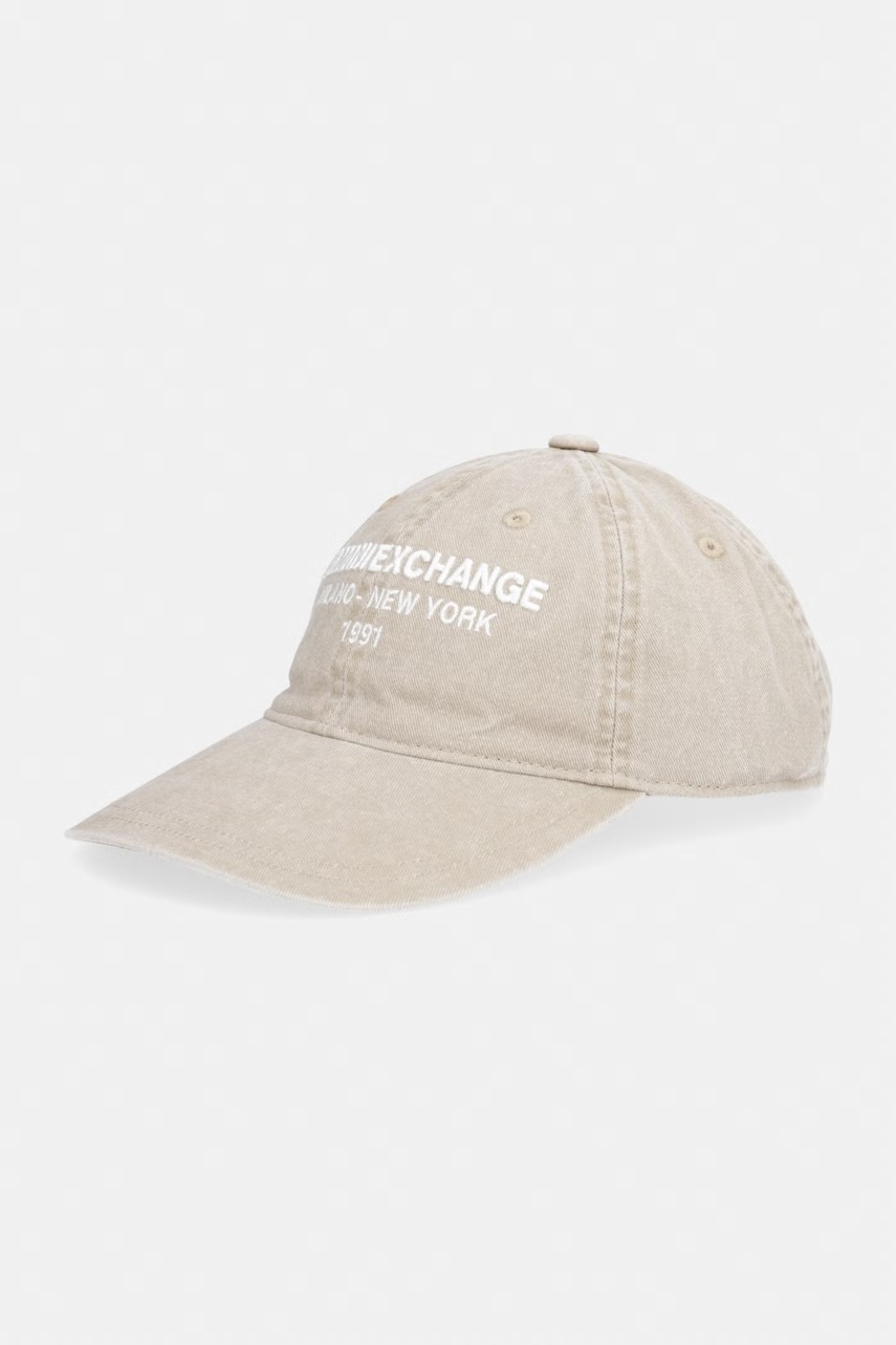 Armani Exchange czapka bejsbolówka męska bawełniana