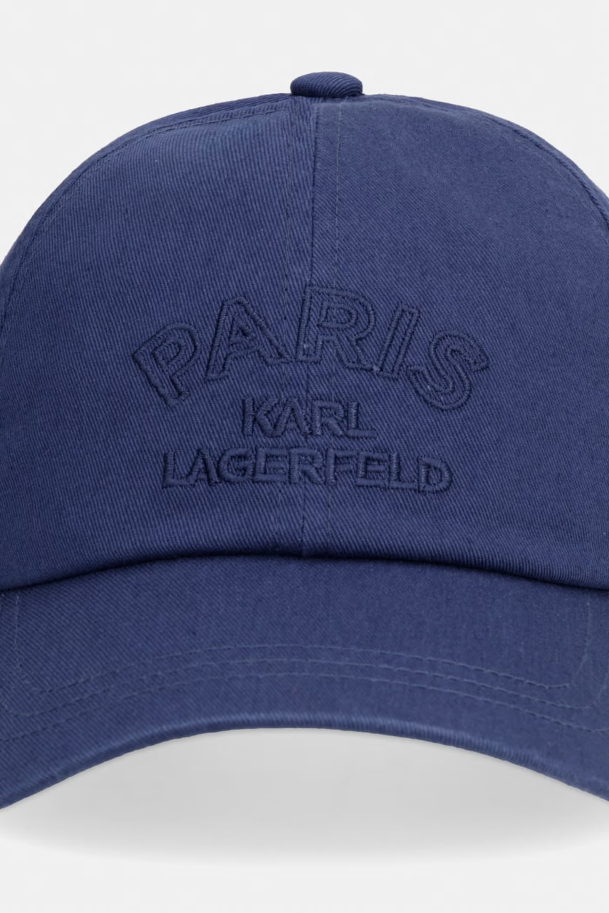 Karl Lagerfeld čiapka so šiltom pánska bavlnená