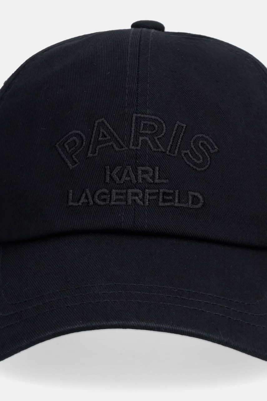 Karl Lagerfeld čiapka so šiltom pánska bavlnená