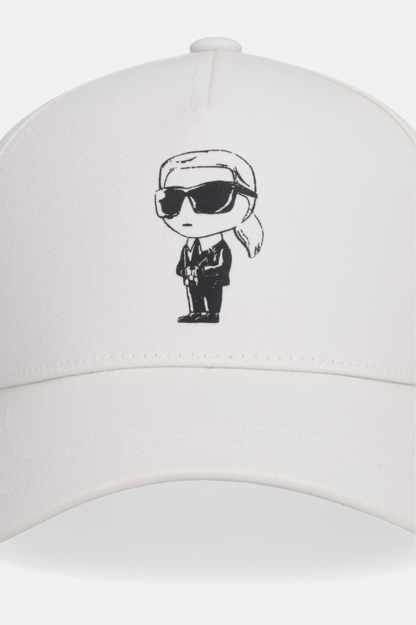 Karl Lagerfeld čiapka so šiltom pánska bavlnená