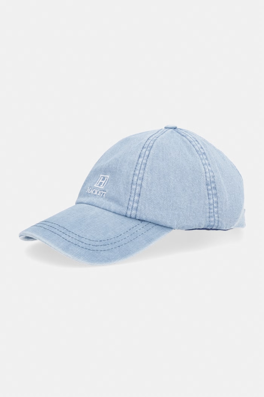 Hackett London czapka bejsbolówka męska z bawełną