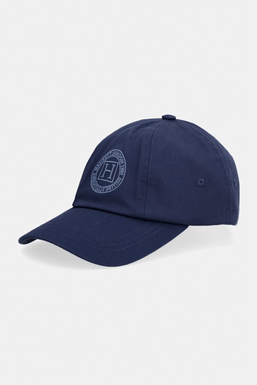 Hackett London czapka z daszkiem męska bawełniana