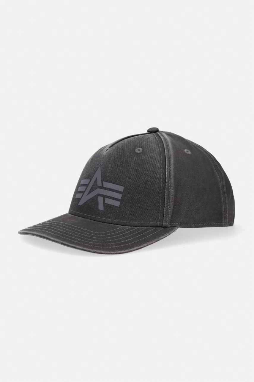Alpha Industries czapka z daszkiem jeansowa DTM Logo Baseball