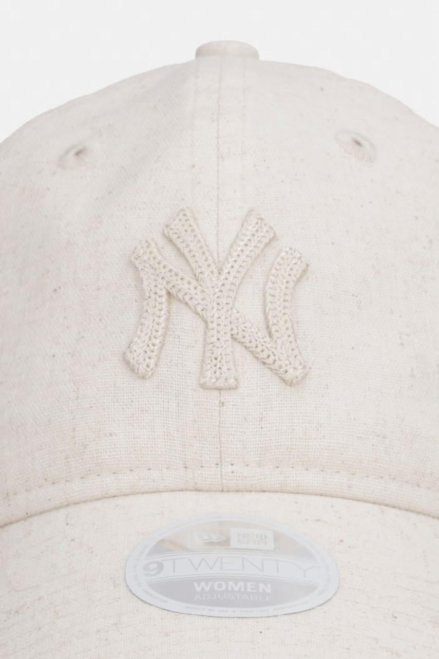 New Era čiapka so šiltom s prímesou ľanu MIDI LINEN 920 NYY