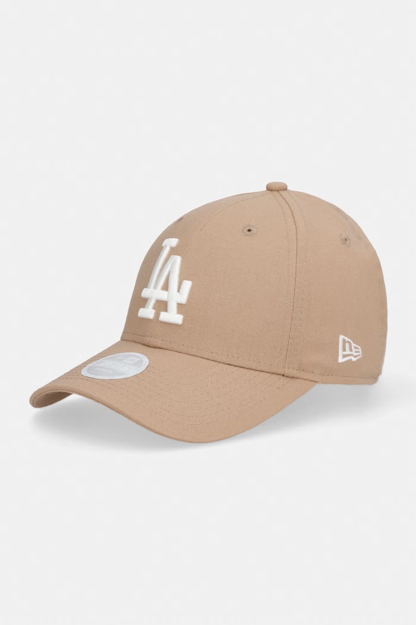 Levně New Era kšiltovka s příměsí lnu LINEN 940 LA DODGERS