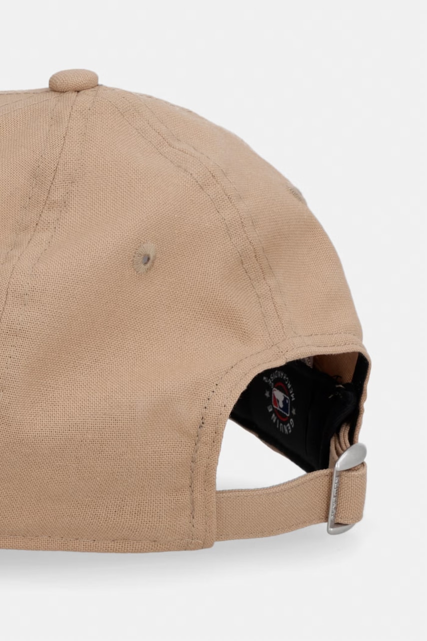 New Era čiapka so šiltom s prímesou ľanu LINEN 940 LA DODGERS