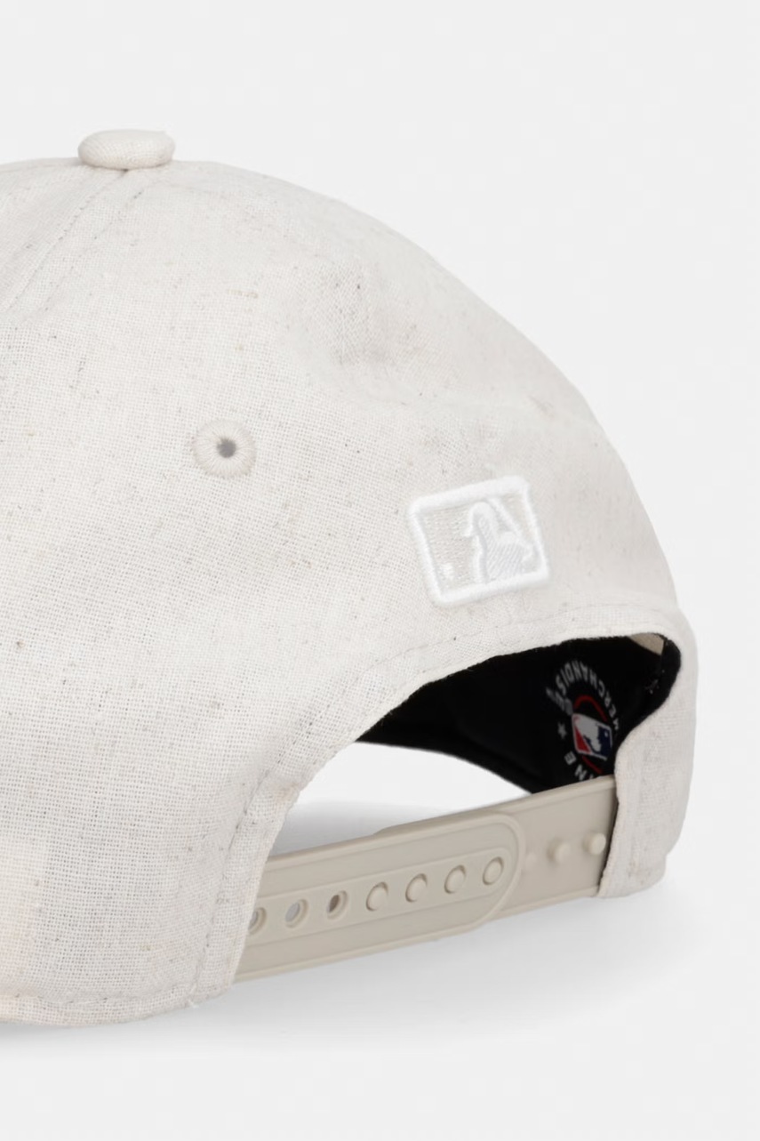 New Era bejzbalová čiapka s prímesou ľanu LINEN 940 MC NYY