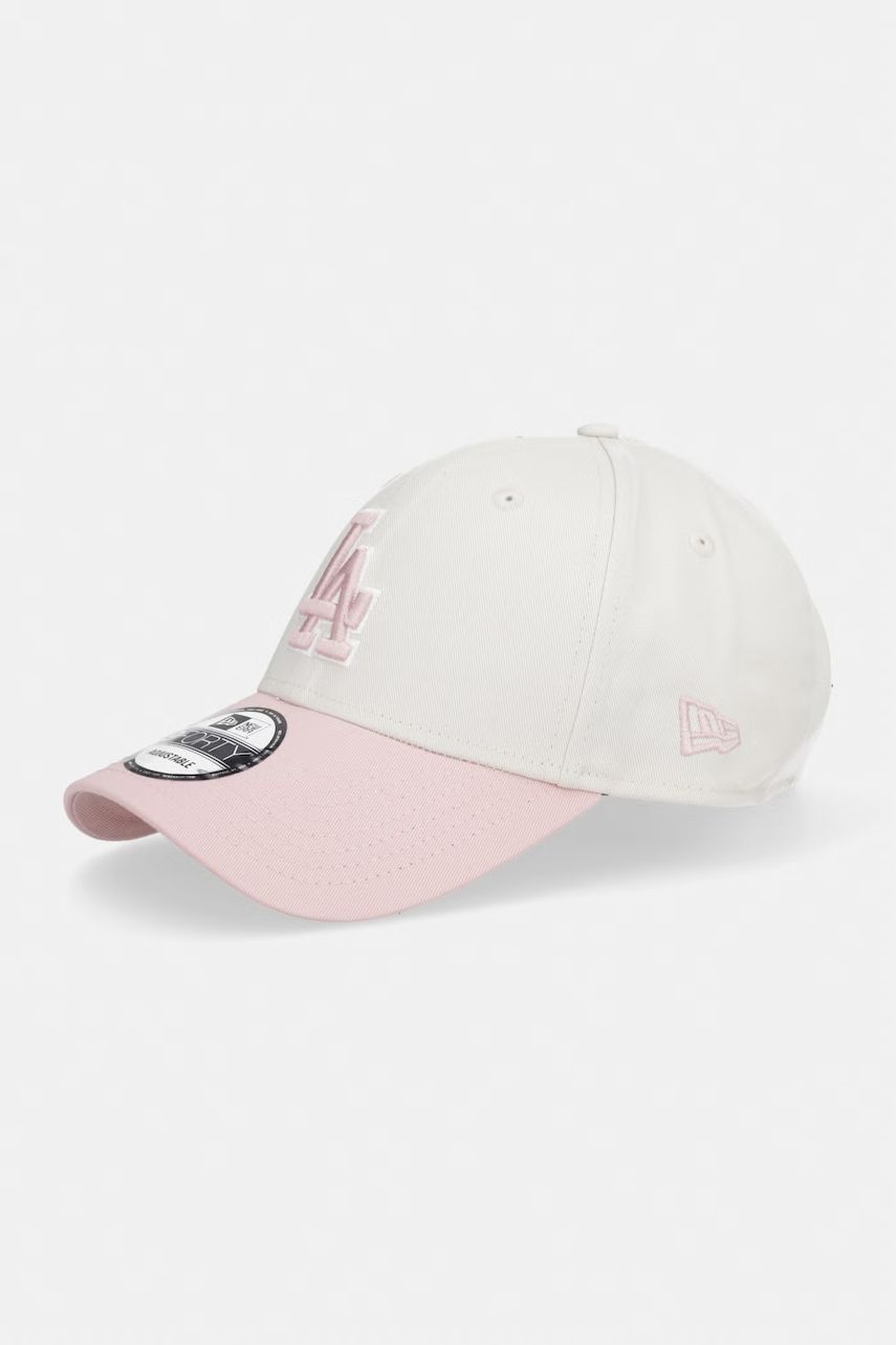 New Era czapka bejsbolówka z bawełną WS PATCH 940 LA DODGERSCO