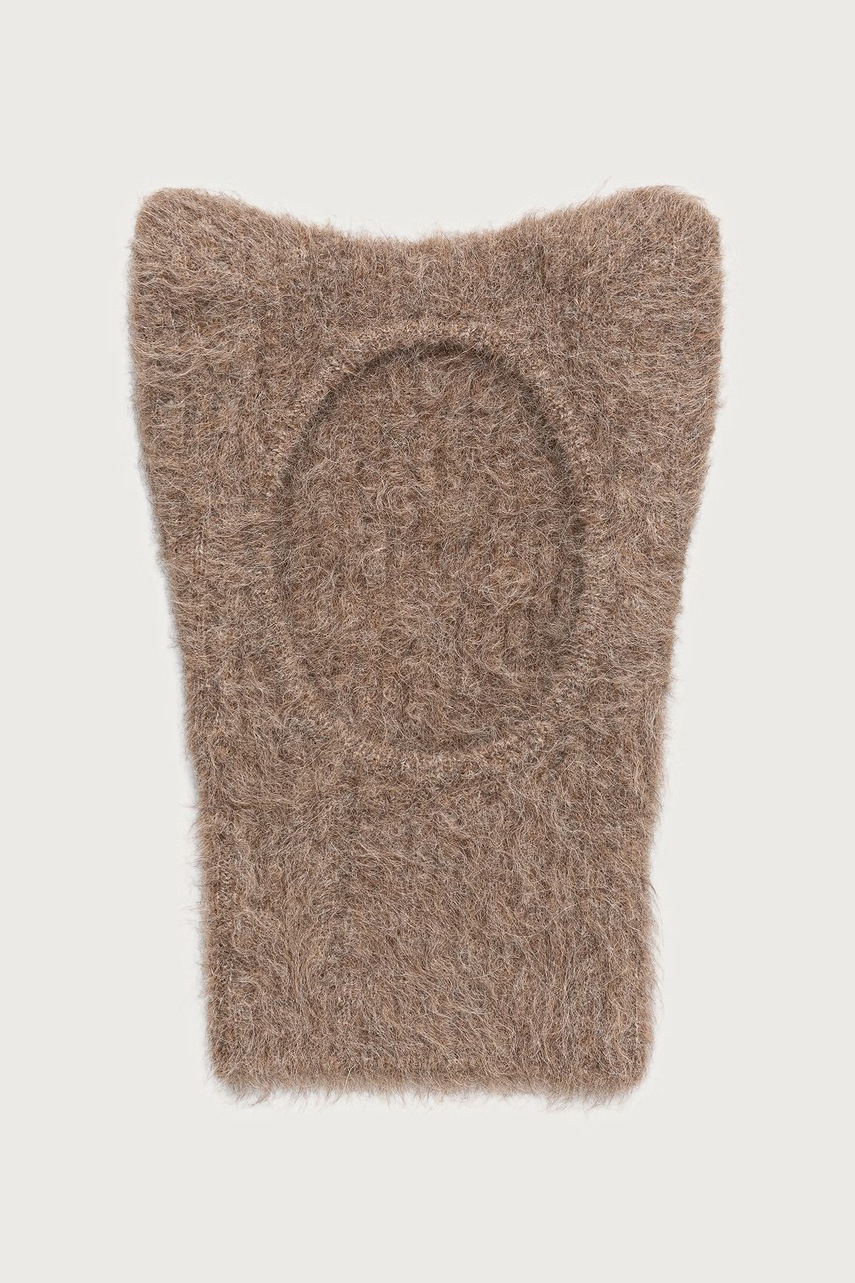 Maison Kitsuné  Fox Ears kominiarka z wełną alpaki