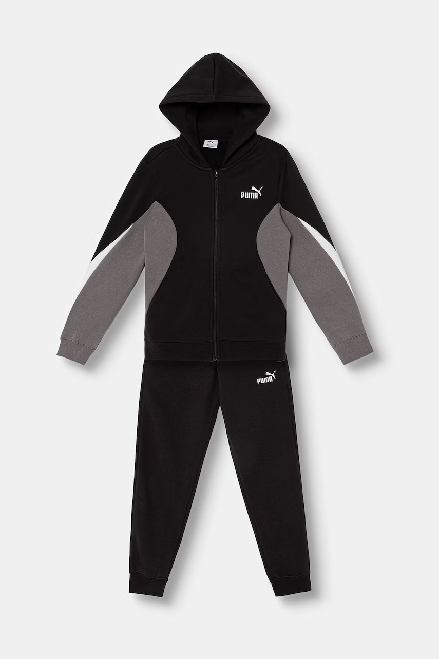 Puma tepláková detská s bavlnou ESS BLOCK Full-Zip Sweat Suit