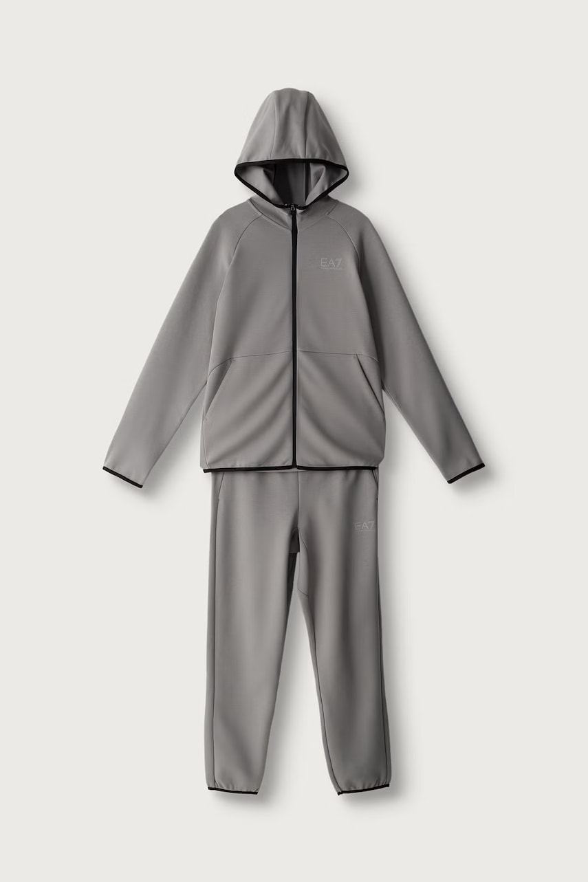 EA7 Emporio Armani set de trening pentru copii cu bumbac