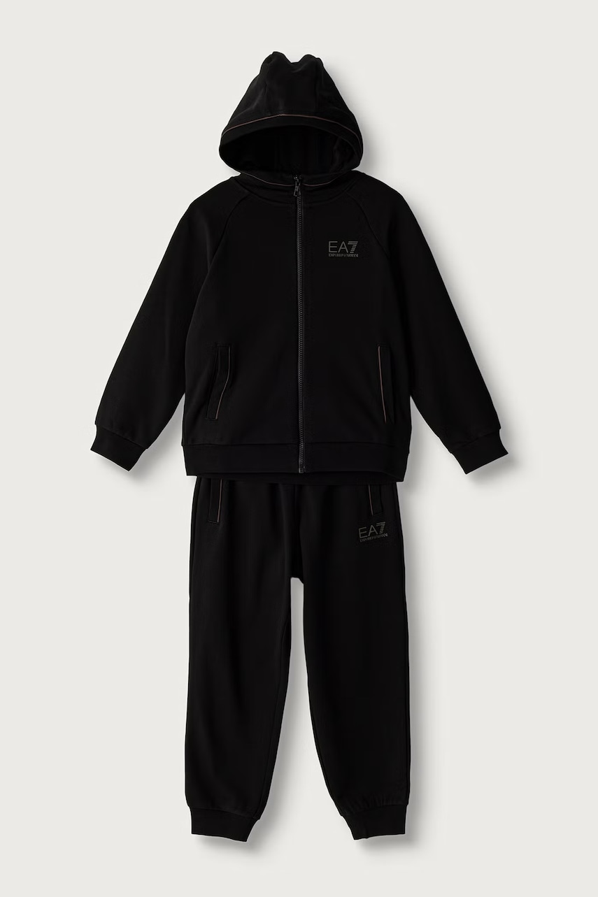 EA7 Emporio Armani set de trening pentru copii cu bumbac