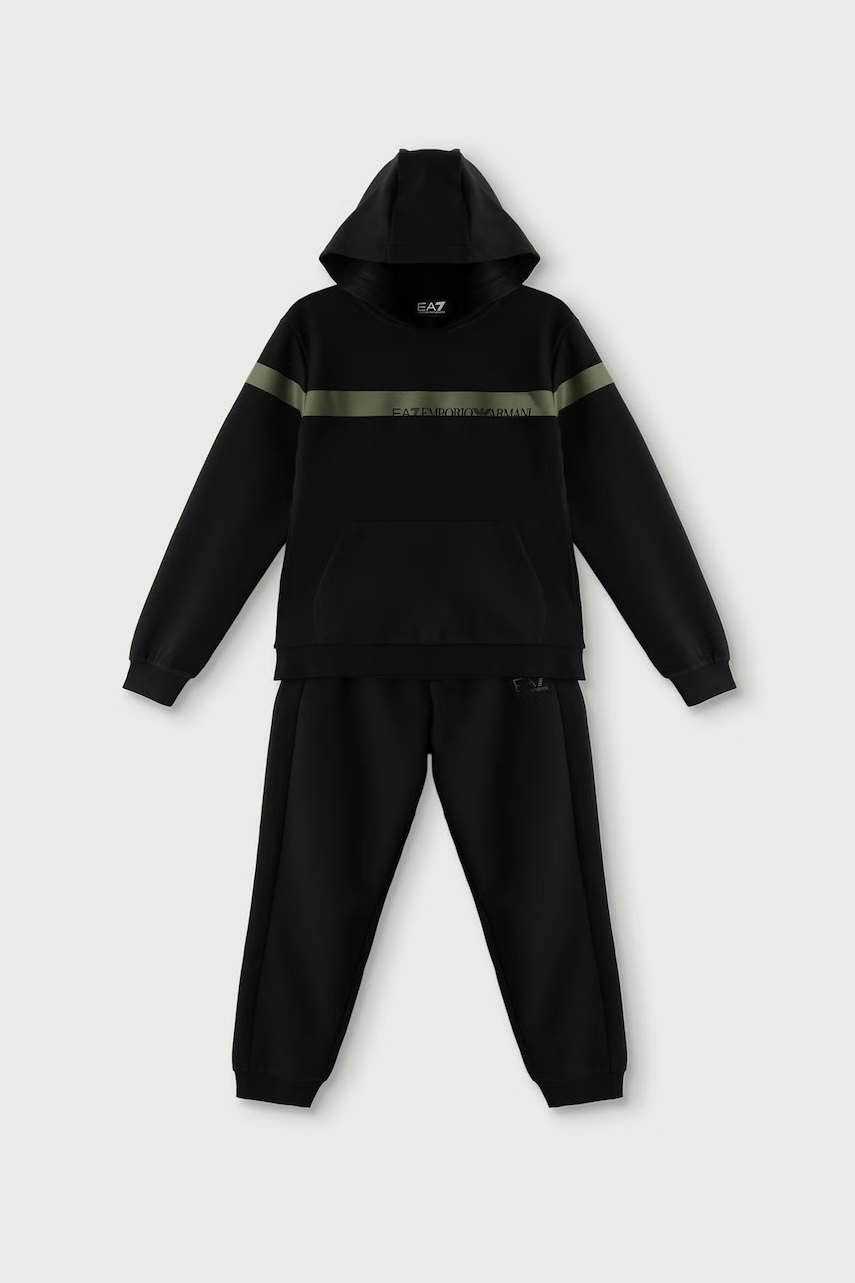 EA7 Emporio Armani compleu de trening pentru copii cu bumbac