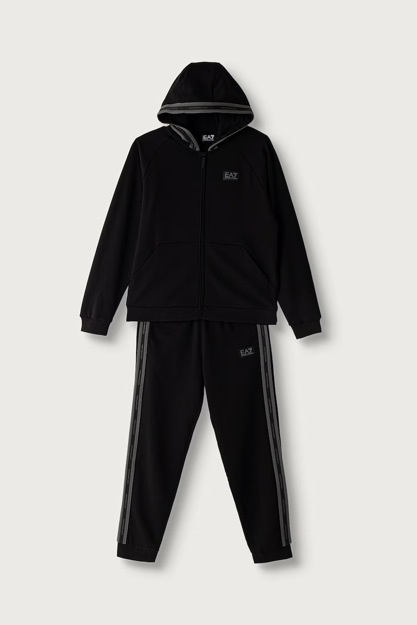 EA7 Emporio Armani compleu de trening pentru copii cu bumbac