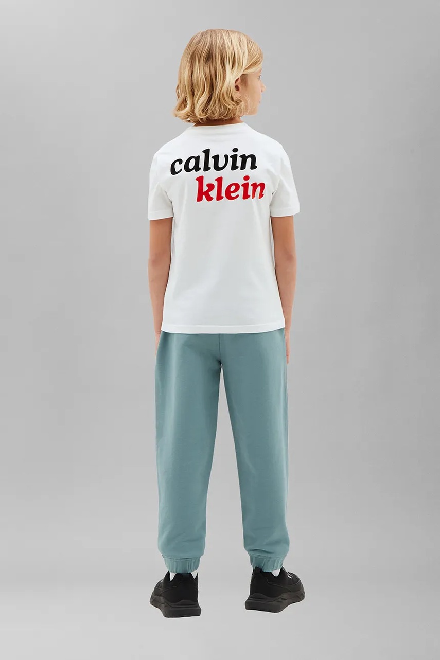 Calvin Klein Jeans teplákové nohavice detské bavlnené