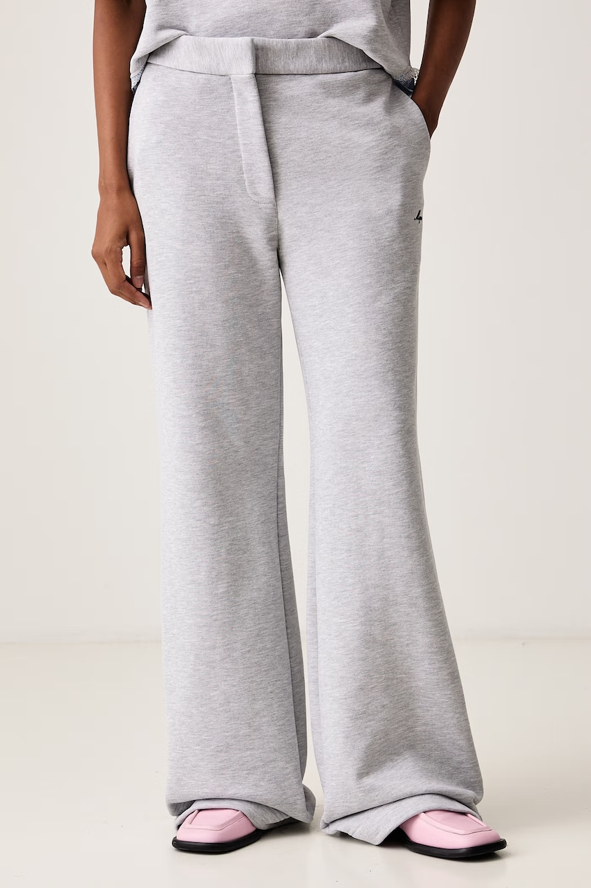 MSGM  pantaloni pentru femei cu bumbac