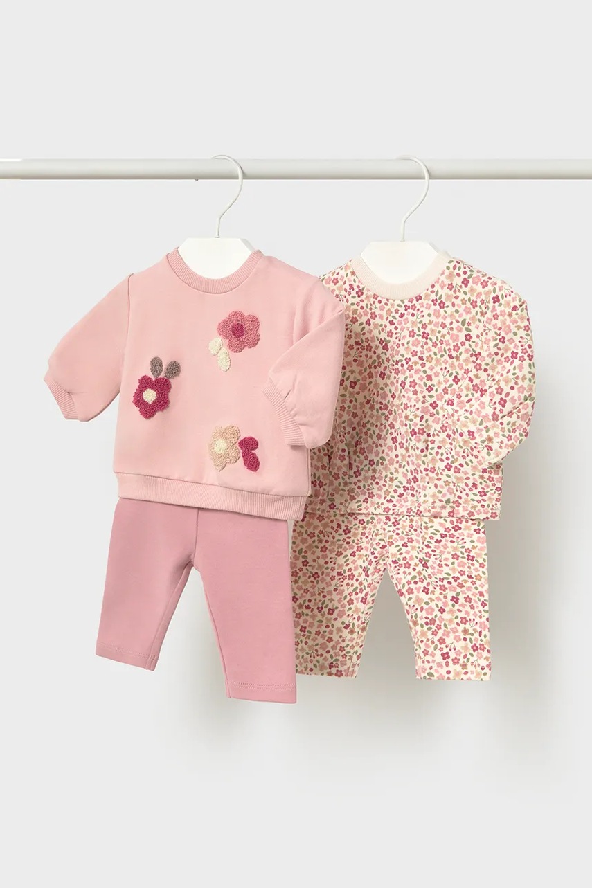 Mayoral Newborn komplet za bebe od pamuka s elastanom