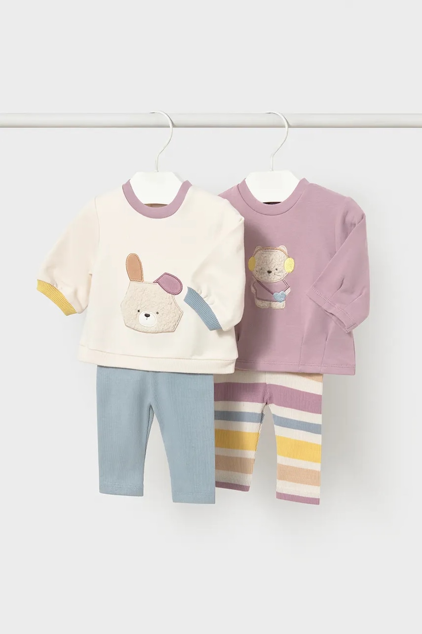 Mayoral Newborn komplet za bebe od pamuka s elastanom