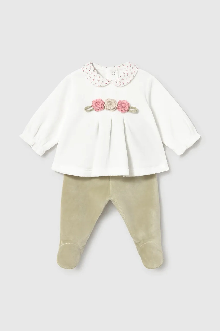 Mayoral Newborn komplet za bebe od velura