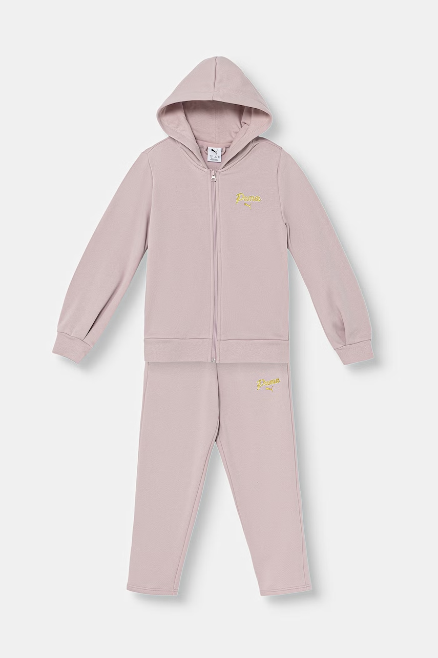 Puma φόρμα παιδική με βαμβάκι ESS SCRIPT Sweat Suit
