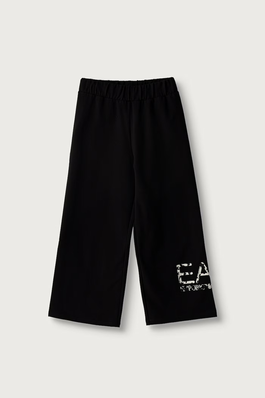 EA7 Emporio Armani teplákové nohavice detské bavlnené s elastanom