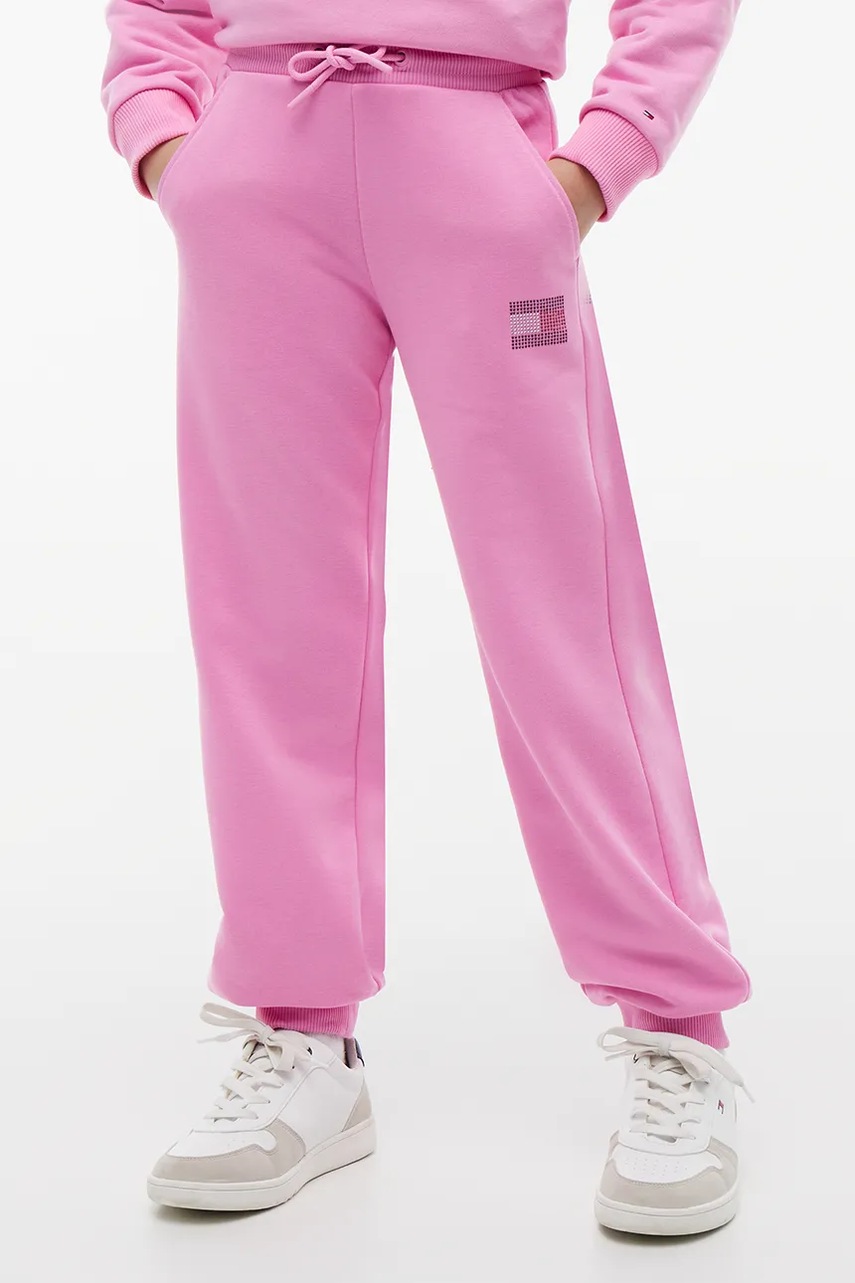Tommy Hilfiger pantaloni de trening pentru copii cu bumbac
