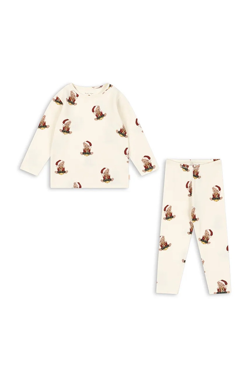 Konges Sløjd  пижама от две части за деца от памук с еластан BASIC BLOUSE/PANTS SET GOTS