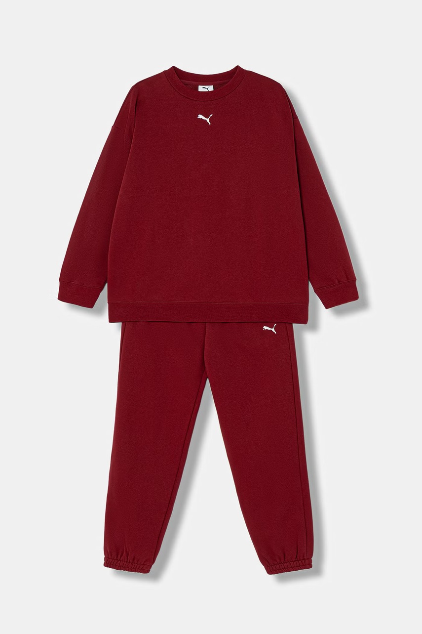 Puma  compleu de trening pentru copii cu bumbac Loungewear Sweat Suit