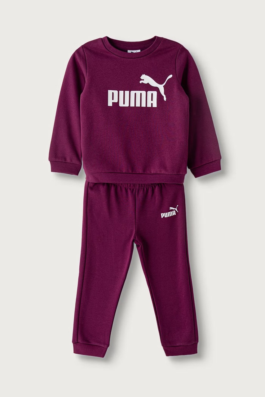Puma tepláková súprava detská s bavlnou MINICATS ESS Crew Set FL INF