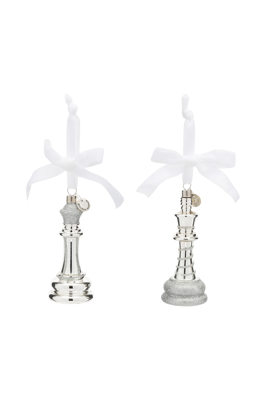 Riviera Maison  set ukrasa za Božić od stakla 2-pack 12 cm