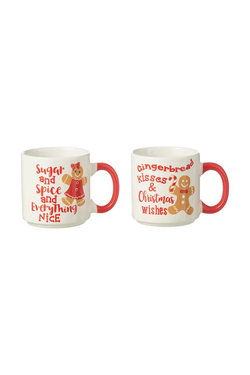 J-Line šalica božićna od keramike 2-pack