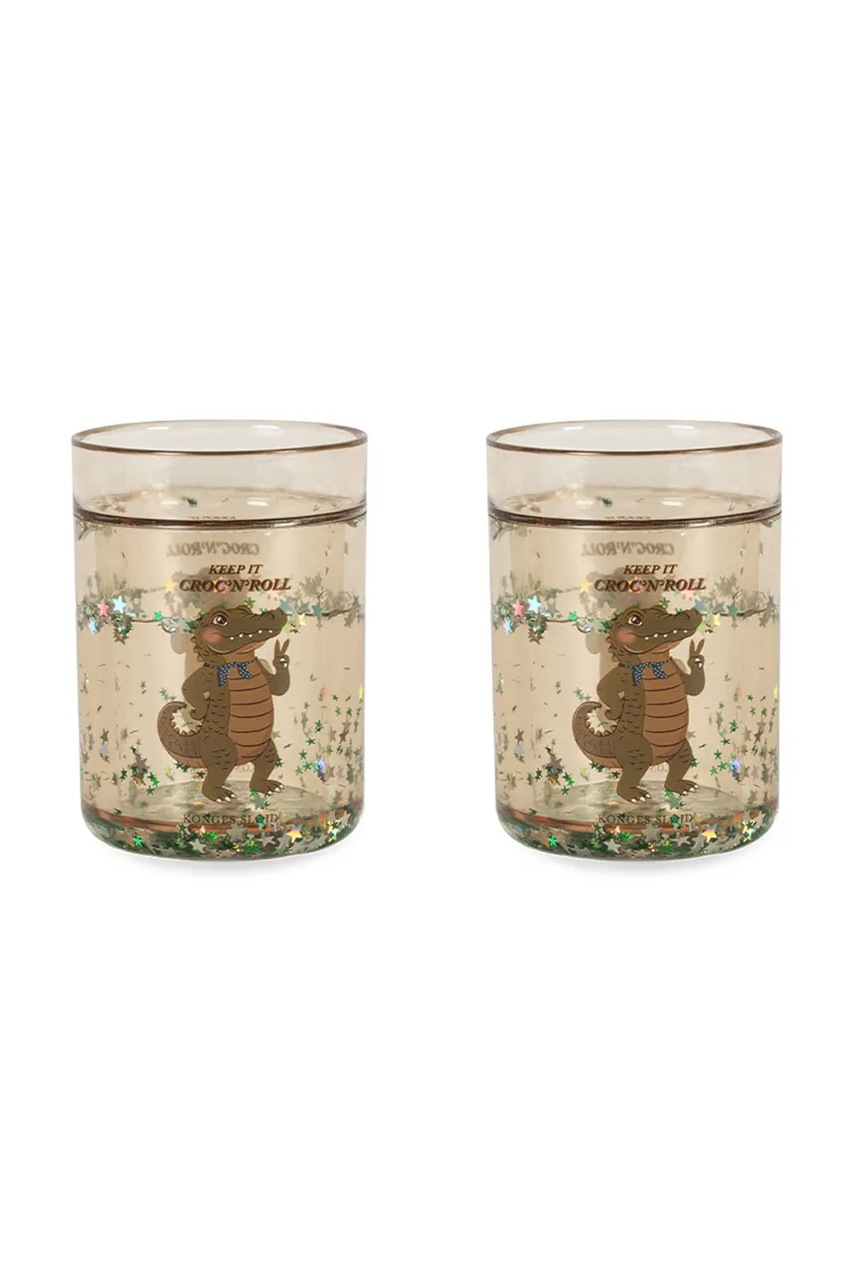 Konges Sløjd  Комплект чаши за деца 2 PACK GLITTER CUPS 2 броя