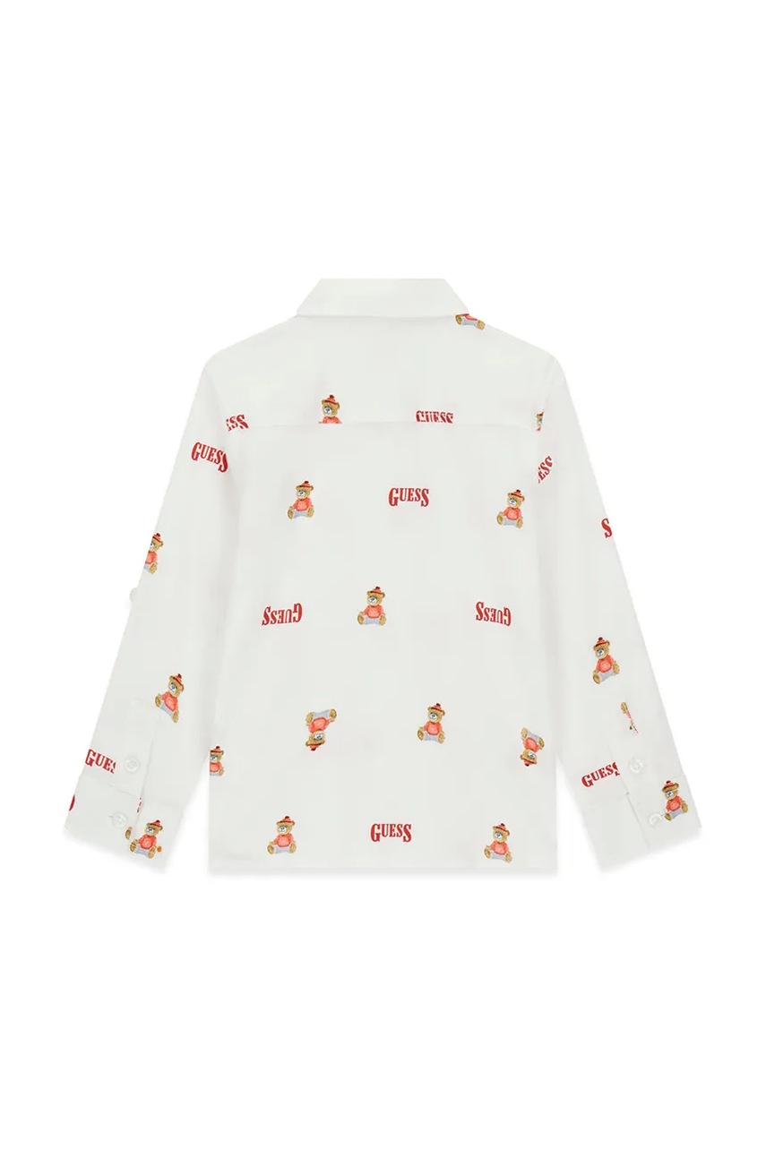 Guess  риза за деца от памук